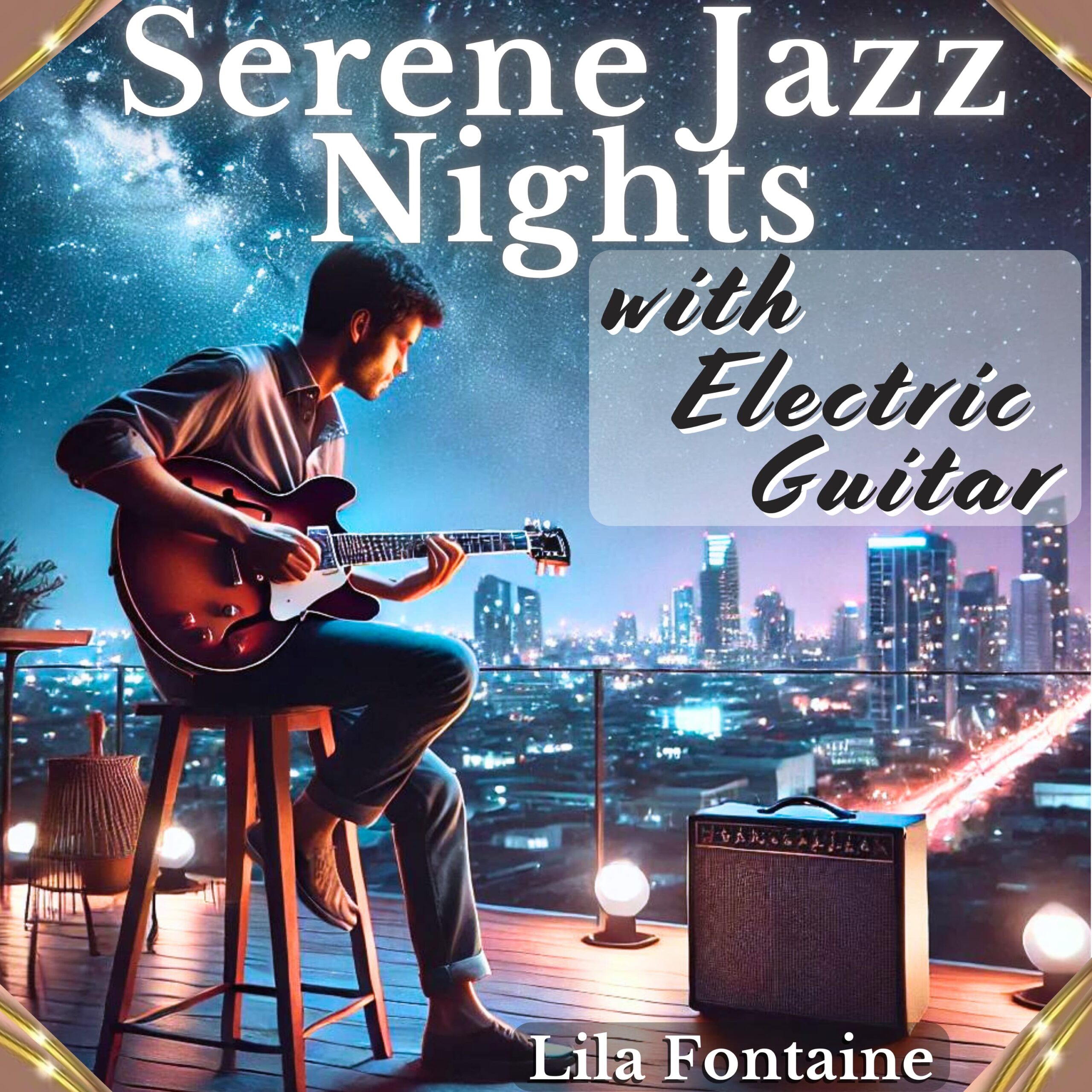 Serene Jazz Nights with Electric Guitar Lila Fontaine Jazz BGM